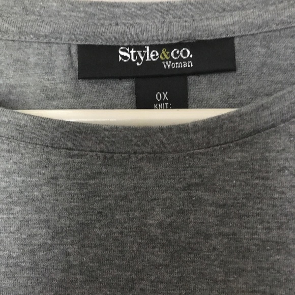 Style & Co Top Size 0X - Picture 3 of 3